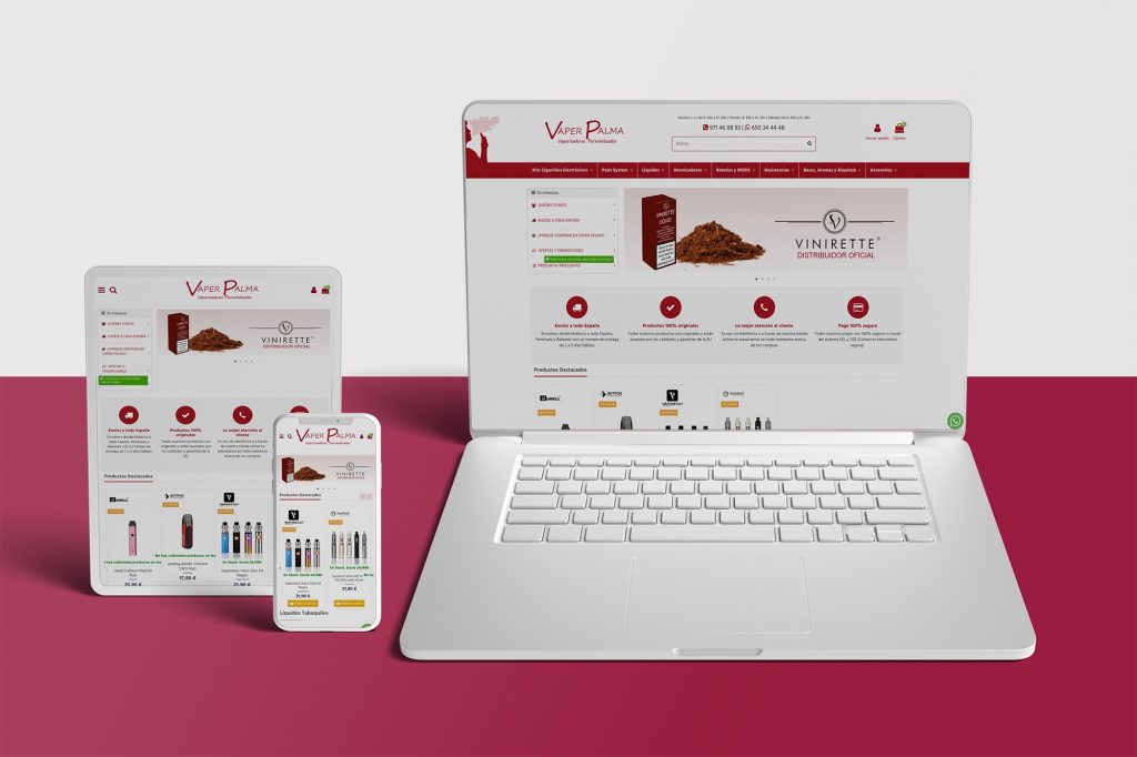 Ecommerce Vaper Palma